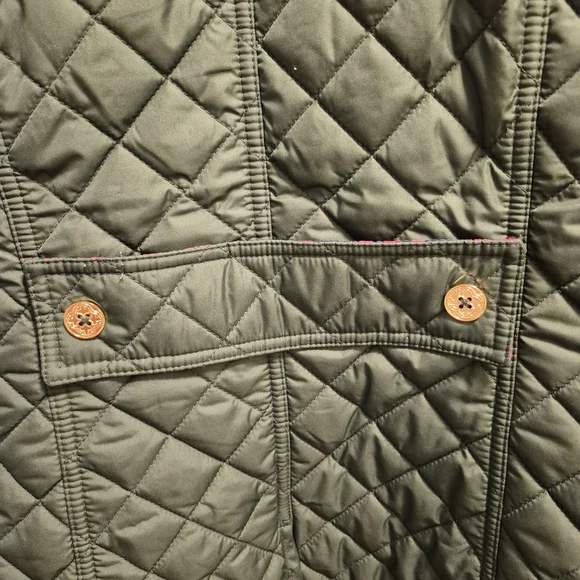 C. Wonder Green Pea Coat with Quilted Design - Picture 6 of 14